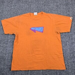 Vintage A Bathing Ape Shirt Mens Large Orange Dirtrace Arrow Graphic Tee Bape